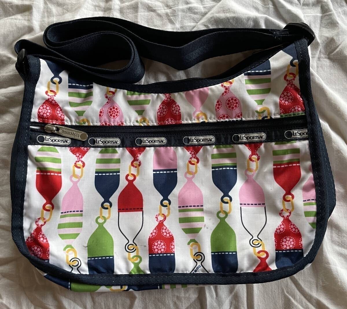 レスポートサック ポーチ ショルダーバッグ カラフル 定番 中古美品拍卖