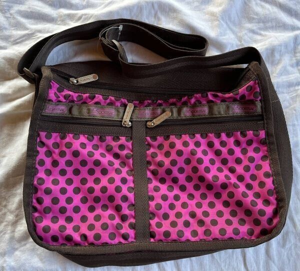 LESPORTSAC/レスポートサック】ナイロン ショルダーバッグ ドット カラフル拍卖