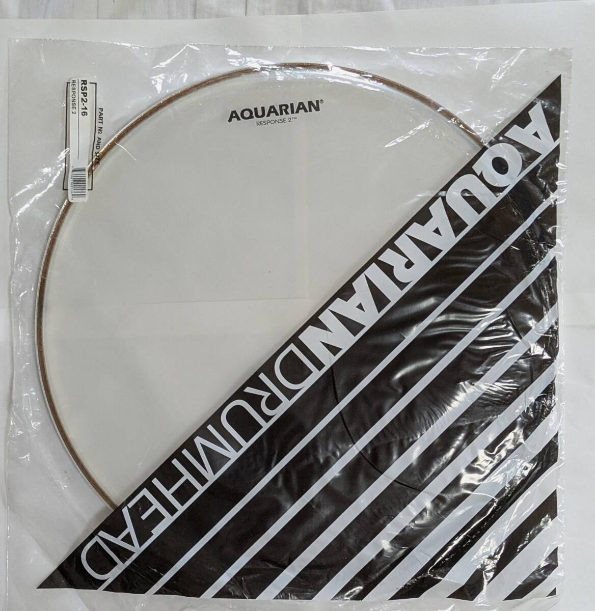 ◆◆Aquarian Response 2 16inch クリアーヘッド!多分日本では販売していないシリーズ。タイトでパワフルです。拍卖