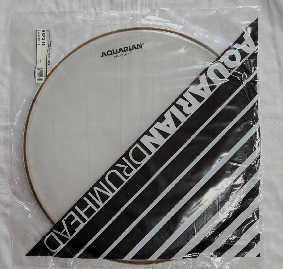 ◆◆Aquarian Response 2 16inch クリアーヘッド!多分日本では販売していないシリーズ。タイトでパワフルです。拍卖