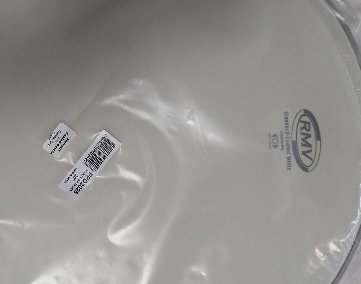 ■RMV PPD Series Coated Head 20inch バスドラム用 パーカッションでお馴染みのブラジル製。Double Ply Coated 新品 即決!!拍卖