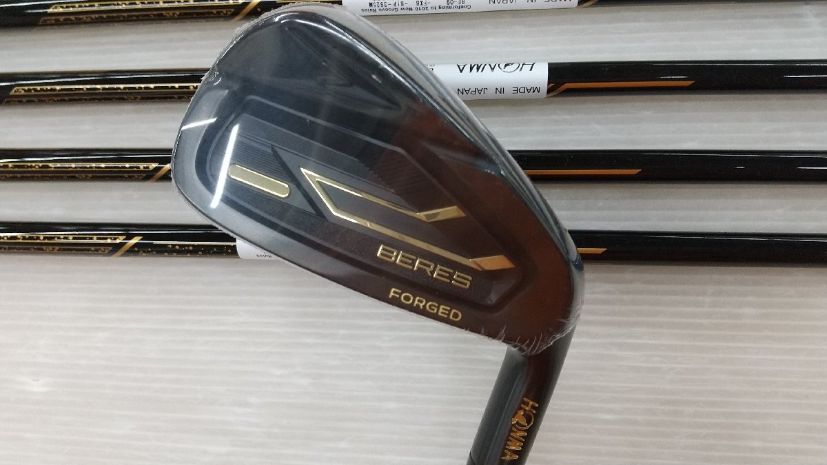 ■未使用■アイアンセット ホンマゴルフ BERES BLACK 6-11の6本セット ARMRQ MX BLACK SRフレックス。未使用シュリンク付き拍卖