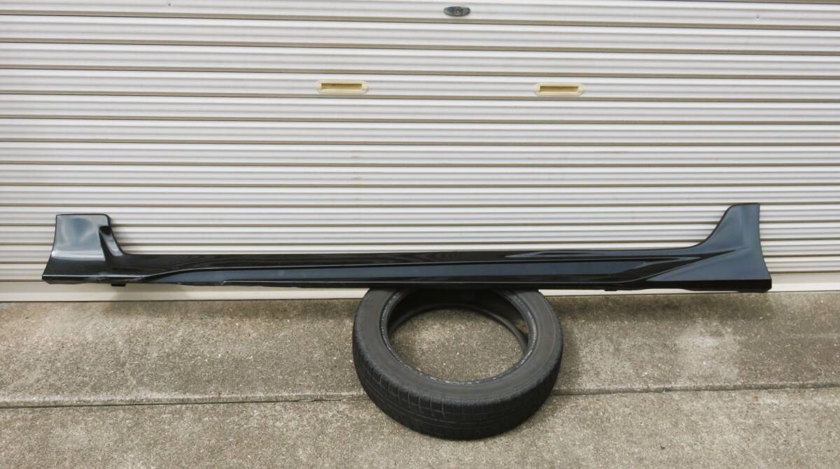 トヨタ ZVW51 後期 プリウス モデリスタ ELEGANT ICE STYLE 左 サイドスカート 76912-690A アティチュードブラックマイカ拍卖