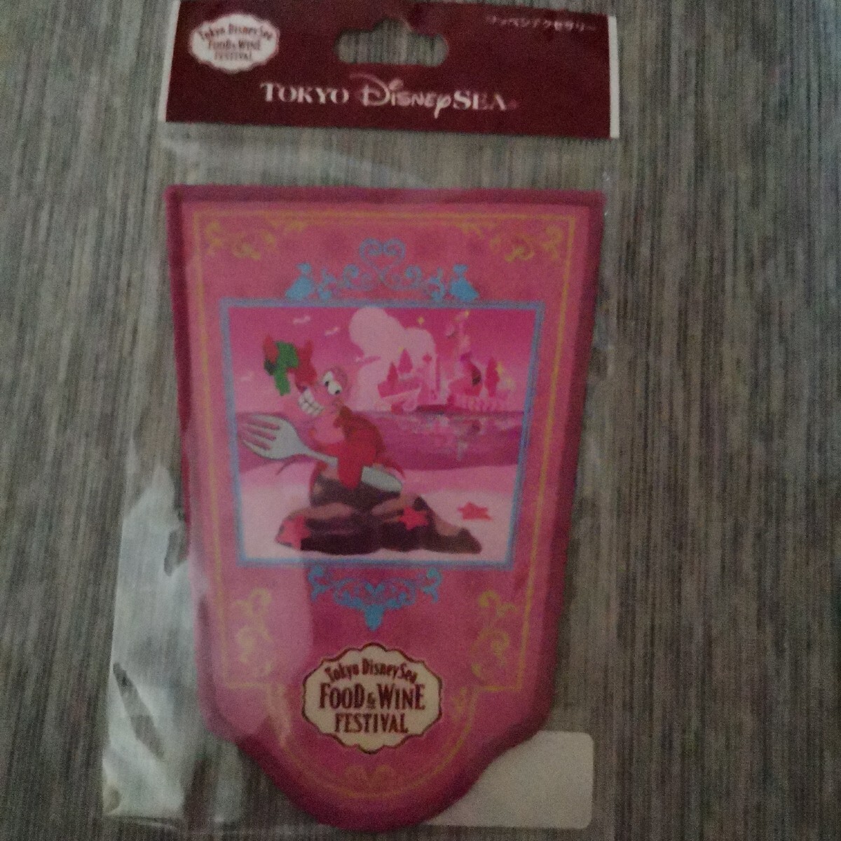 TDS 東京ディズニーリゾート Food & Wine Festival ディズニーシー限定 ワッペンアクセサリー セバスチャン拍卖