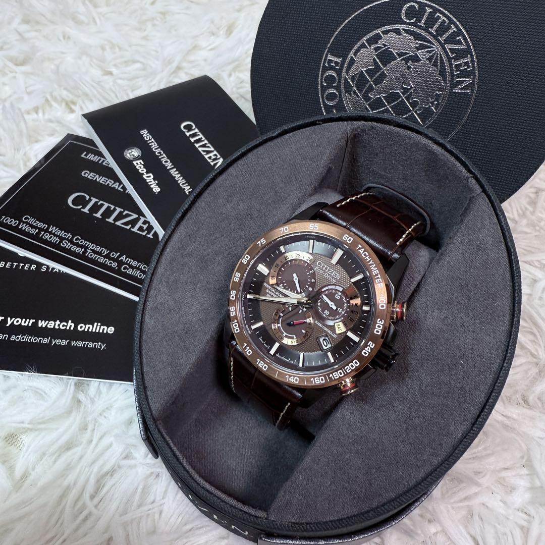 CITIZEN Eco Drive シチズン エコドライブ at4006-06x Perpetual Chrono拍卖