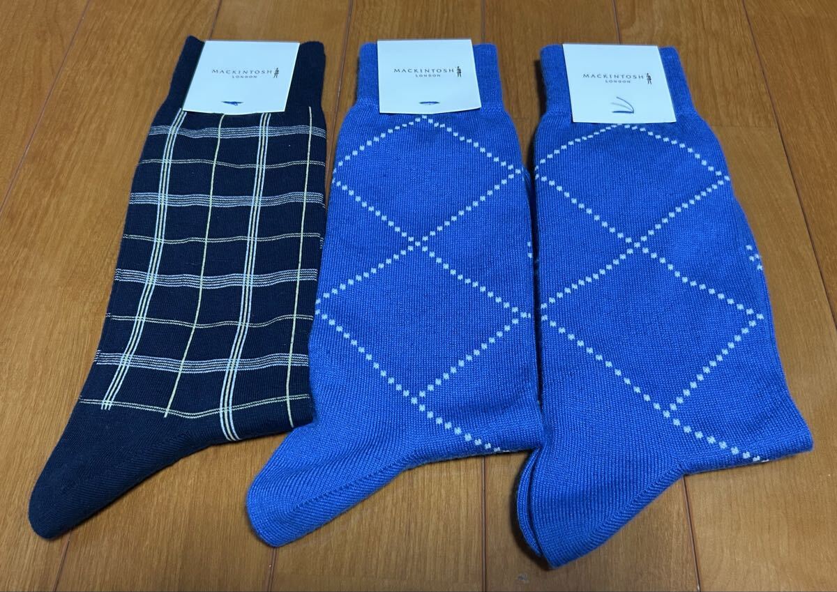 マッキントッシュロンドン ソックス 3足セット 新品拍卖