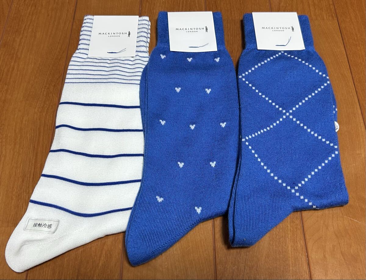 マッキントッシュロンドン ソックス 3足セット 新品拍卖