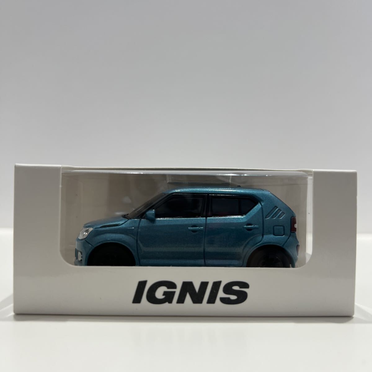 非売品 SUZUKI IGNIS FF21S型 ディーラー特注 プルバックカー ネオンブルーメタリック ミニカー スズキ イグニス カラーサンプル拍卖