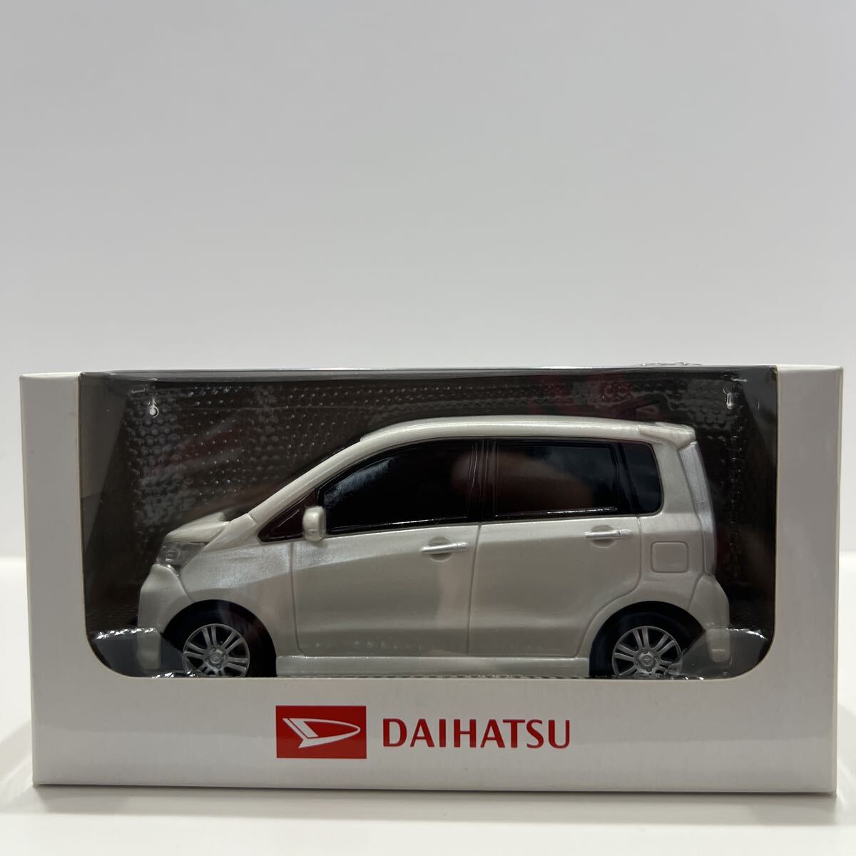 非売品 ディーラー特注 DAIHATSU Move CUSTOM ダイハツ ムーブ カスタム LA100s LA110s 後期 白 パール ホワイト プルバックカー ミニカー拍卖