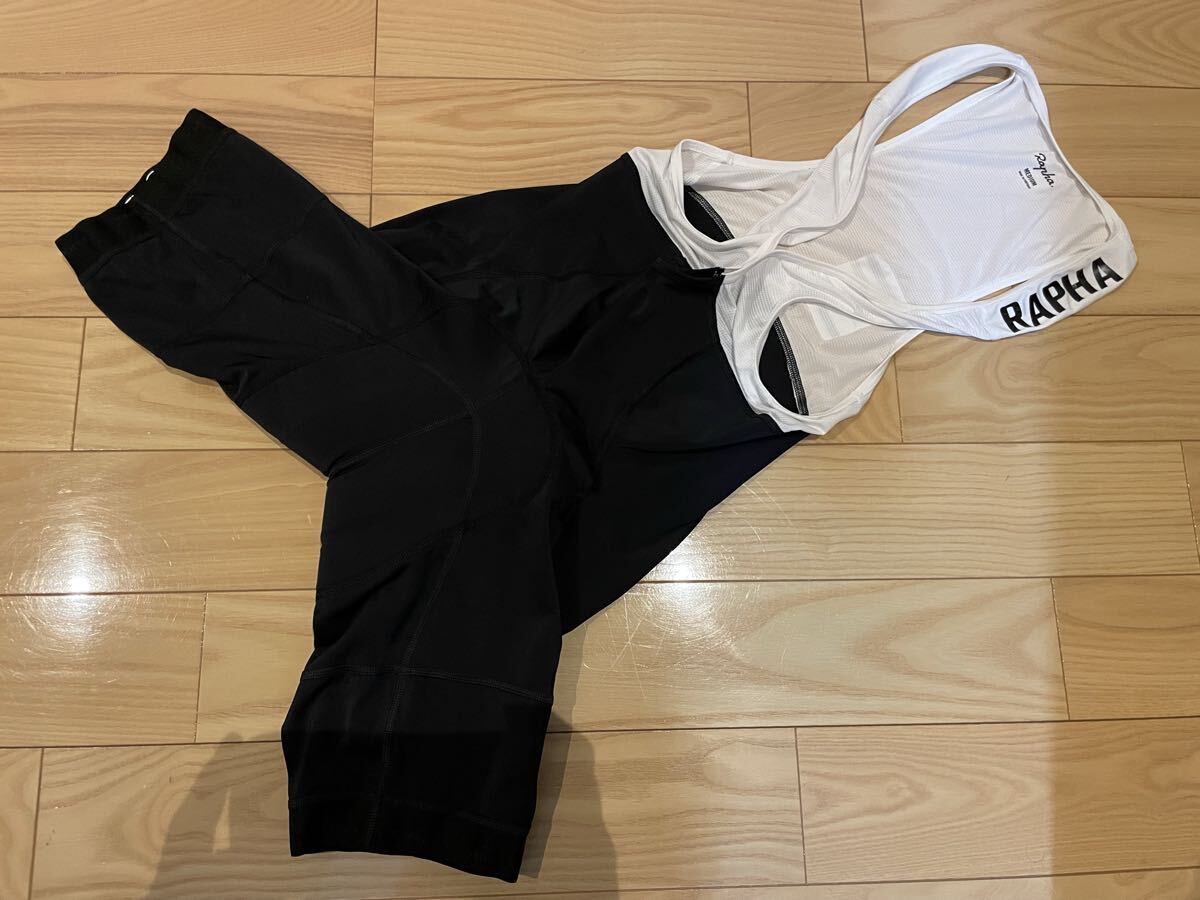 ●Rapha●ラファ●Men’s●メンズ●Pro Team●プロチーム●Training Bib Shorts●トレーニング ビブショーツ●Mサイズ●ブラック●中古拍卖
