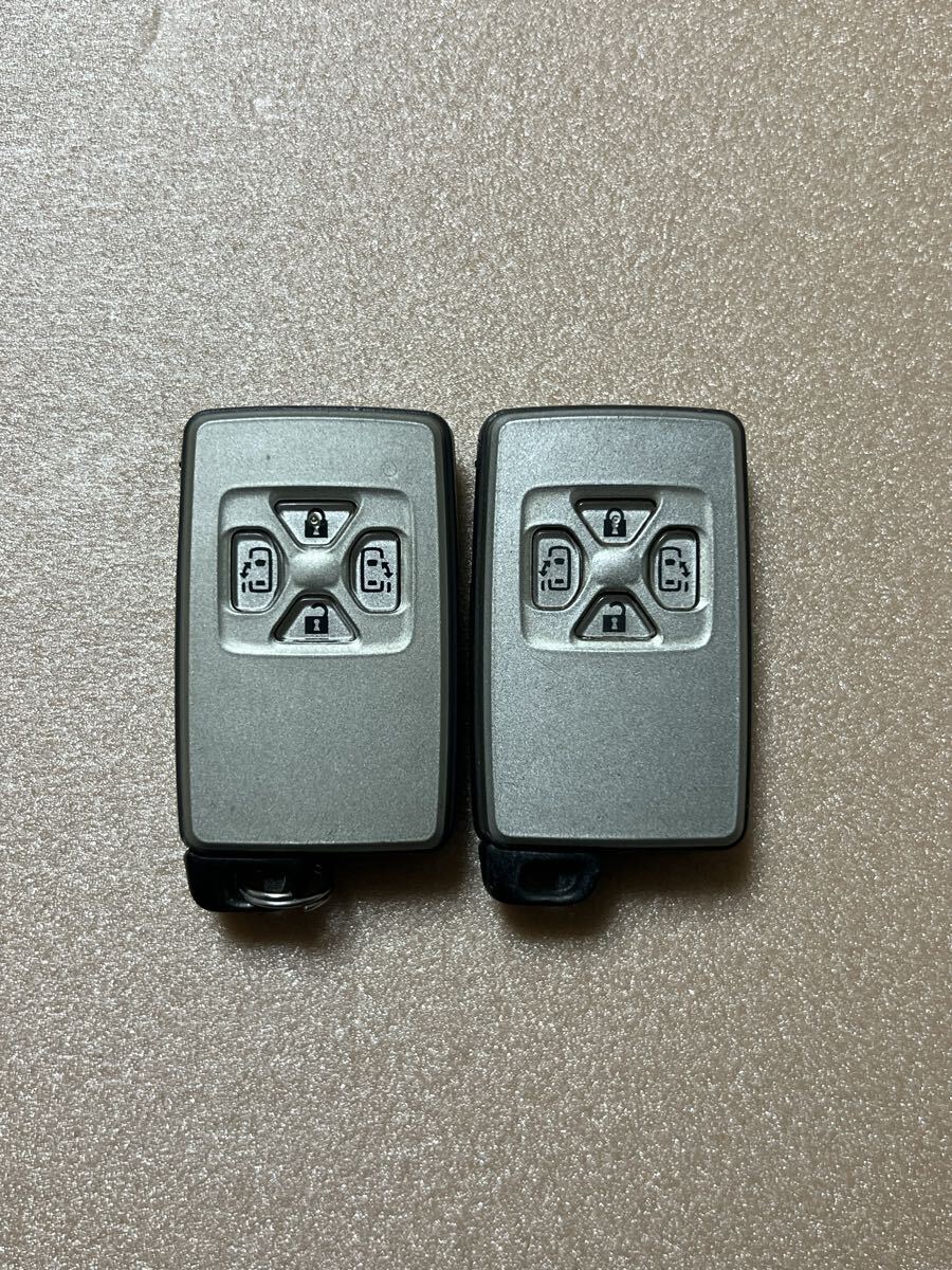 トヨタ 純正 スマートキー 4ボタン アルファード ヴェルファイア ノア ヴォクシー エスティマ等 271451-6230 (39)拍卖