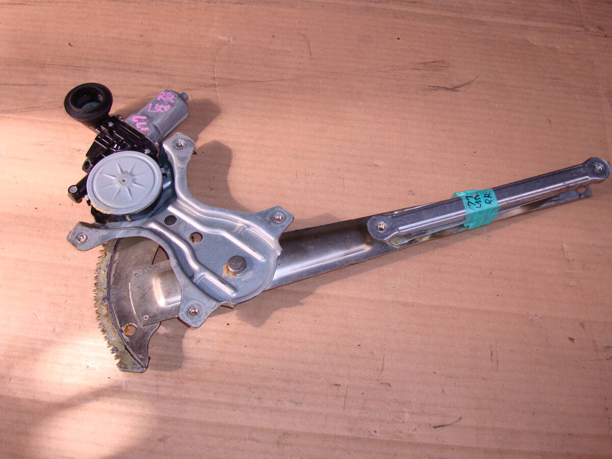 177 ムーヴラテ L550S リア 右 PWモーター レギュレーター 右後 インボイス対応拍卖