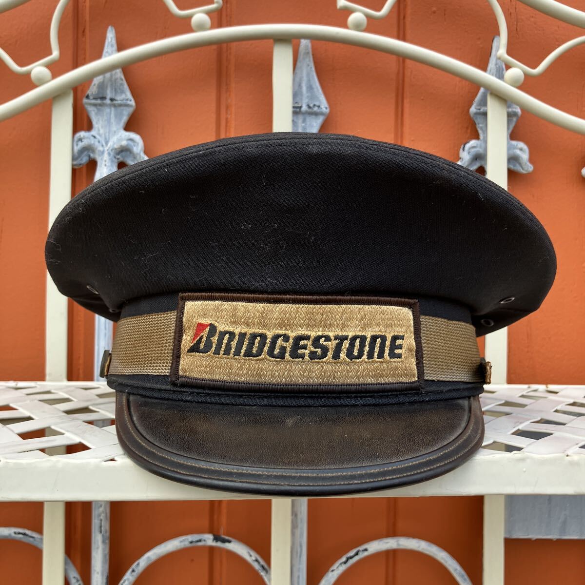 ブリヂストン BRIDGESTONE 帽子 制帽 検) 旧車タイヤ vintage pilot 鉄道 パイロットハット レア コレクション 鉄道マニア 鉄道グッズ ?拍卖