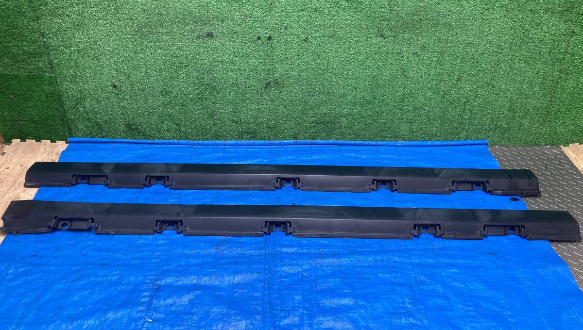 スズキ ラパン DBA-HE33S R06A サイドステップ サイドスポイラー サイドスカート 左右セット 塗無し黒 管26175拍卖