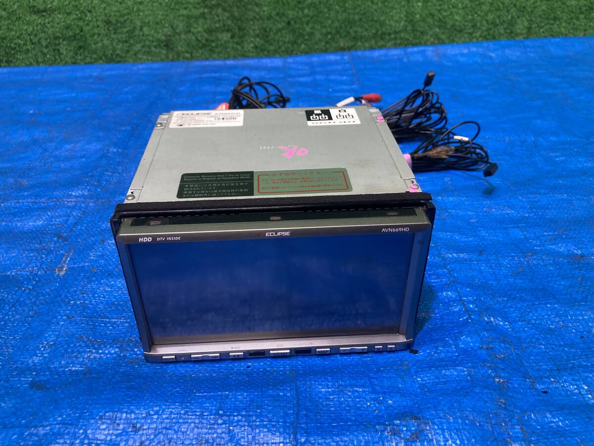 ニッサン セレナ DBA-C25 テレビ ナビ イクリプス AVN669HD 社外品 フルセグ HDDナビ DVD 135001-73100141 管25858拍卖