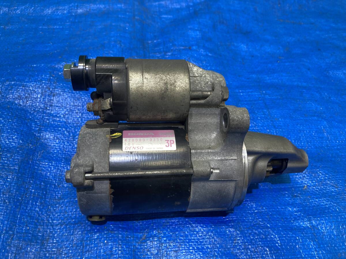 ホンダ バモス ホビオ ABA-HM3 E07Z HM2 HM1 HH5 HJ1 セルモーター スターターモーター デンソー 428000-0330 管25988拍卖