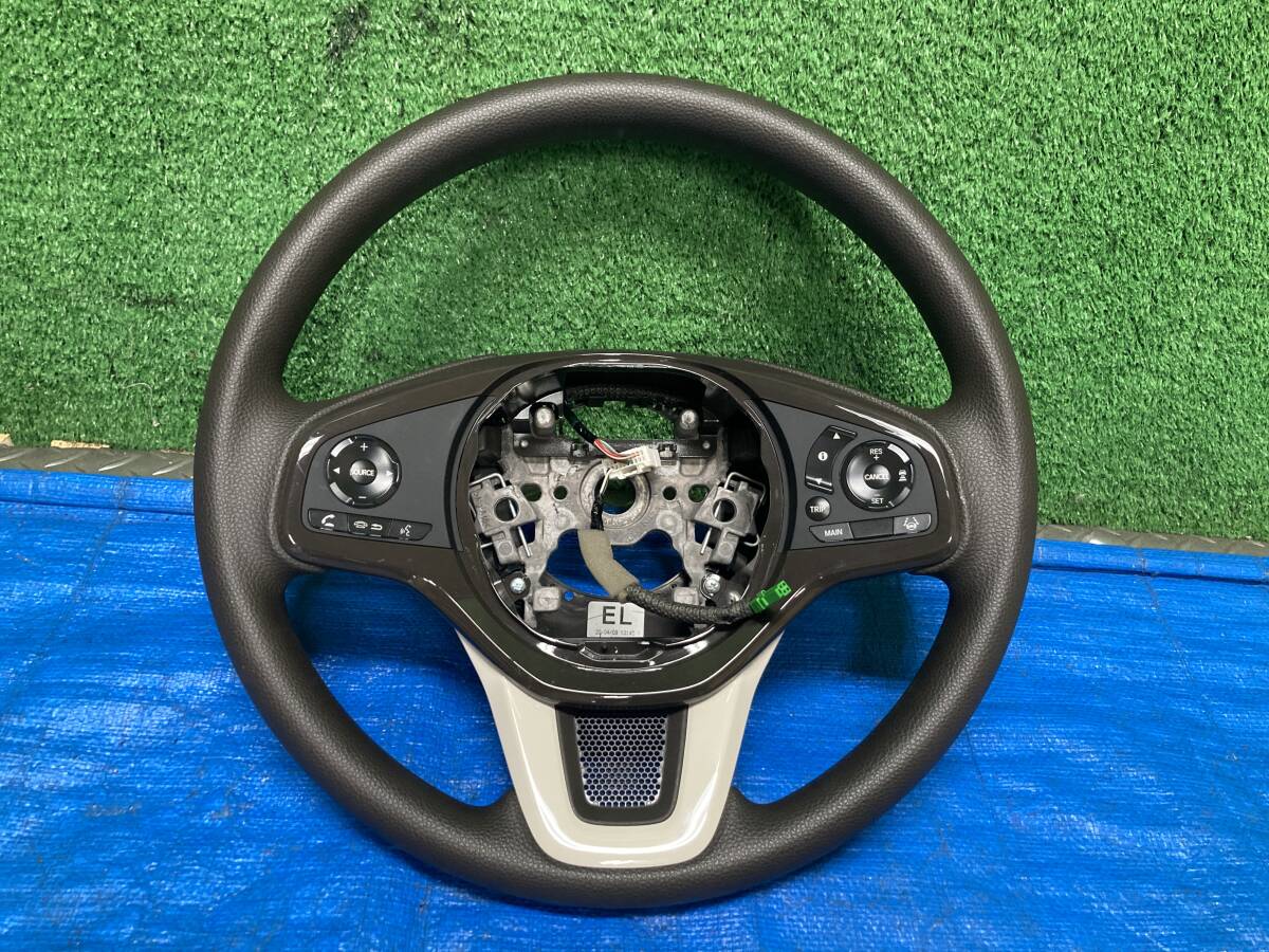 ホンダ N-WGN 6BA-JH3-1024*** 2019年8月 ステアリングホイール ハンドル スイッチ類付き 管A441拍卖