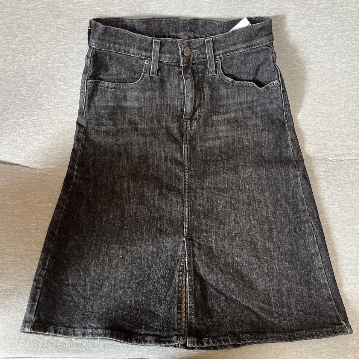 リーバイス ブラックデニムスカート拍卖