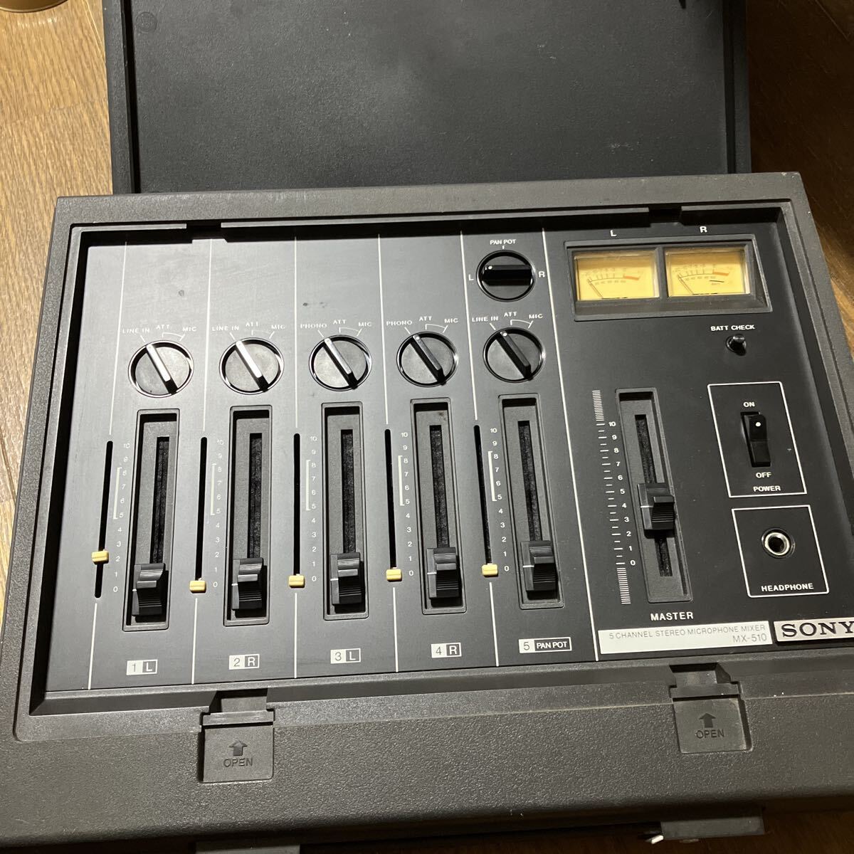 SONY MIC MIXER マイクミキサー MX-510 ジャンク拍卖