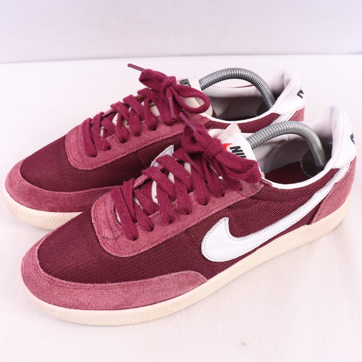 KILLSHOT SP 27.0cm/NIKE キルショット SP ナイキ 古着 中古 エンジ ワイン 白 メンズ スニーカー xx9252拍卖