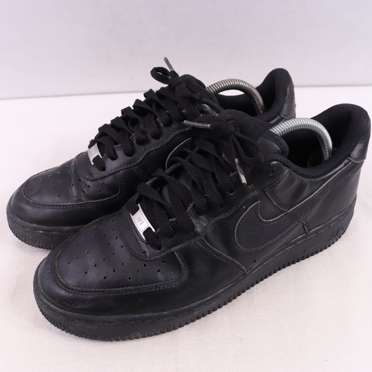 AIR FORCE 1 07 26.5cm/NIKE エアフォース 1 '07 ナイキ 古着 中古 黒 オールブラック メンズ スニーカー xx9254拍卖
