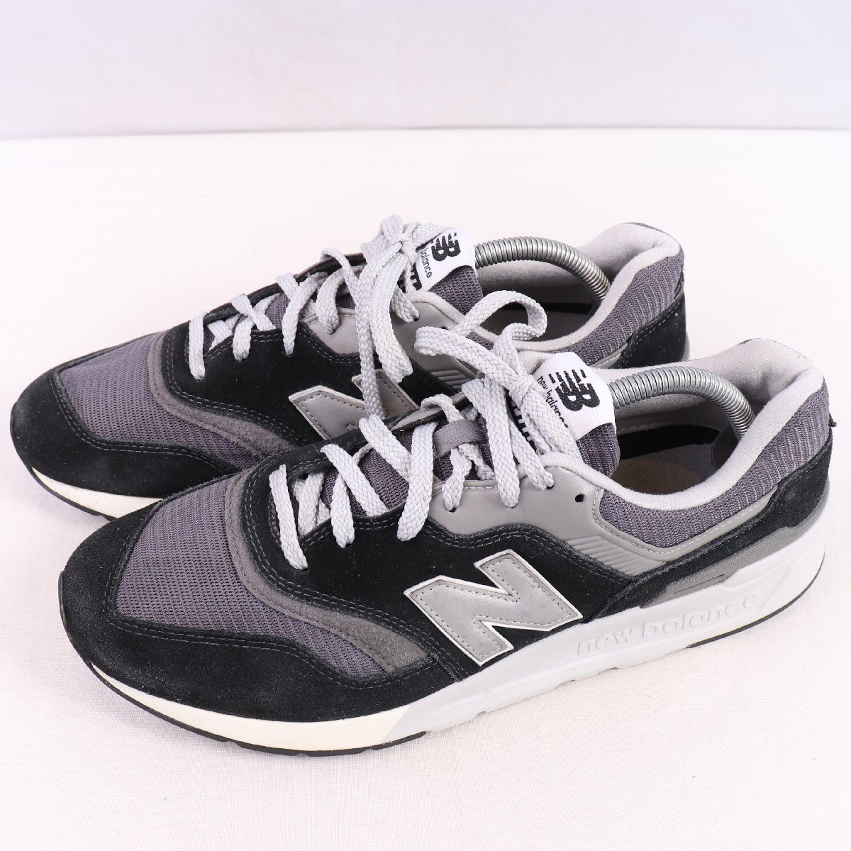 997H ニューバランス 27.5cm/new balance 黒 ブラック 灰 グレー 銀 シルバー 中古 古着 メンズ スニーカー yy6749拍卖