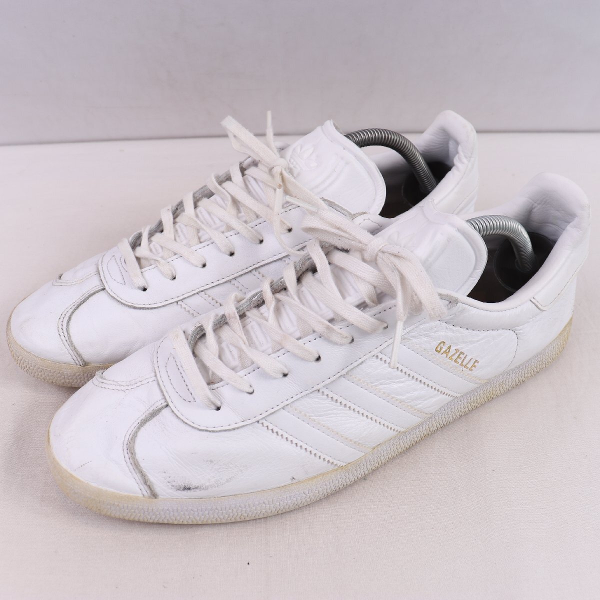 GAZELLE 28.0cm/adidas ガゼル ガッツレー アディダス スニーカー 白 ホワイト 中古 古着 メンズ ad6667拍卖