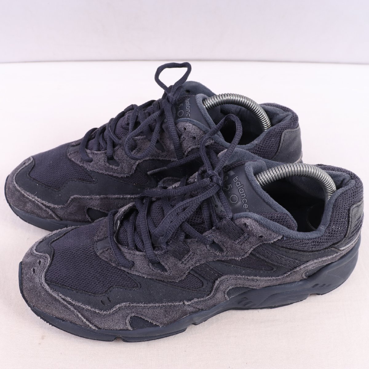 850 ニューバランス 25.5cm/new balance 紺 ネイビー 中古 古着 メンズ スニーカー yy6796拍卖