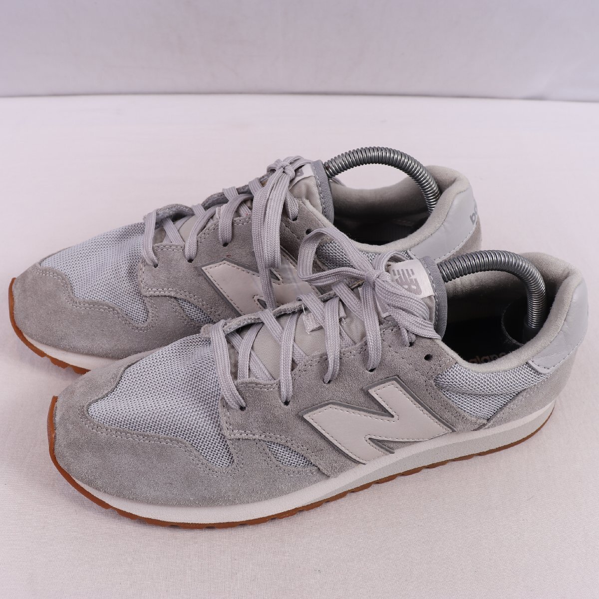 520 ニューバランス 26.5cm/new balance 灰 グレー 中古 古着 スニーカー メンズ yy6815拍卖
