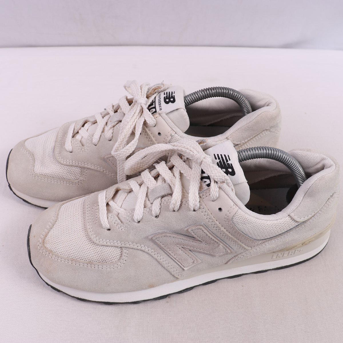 574 ニューバランス 27.0cm/new balance ライトグレー 中古 古着 メンズ スニーカー yy6838拍卖