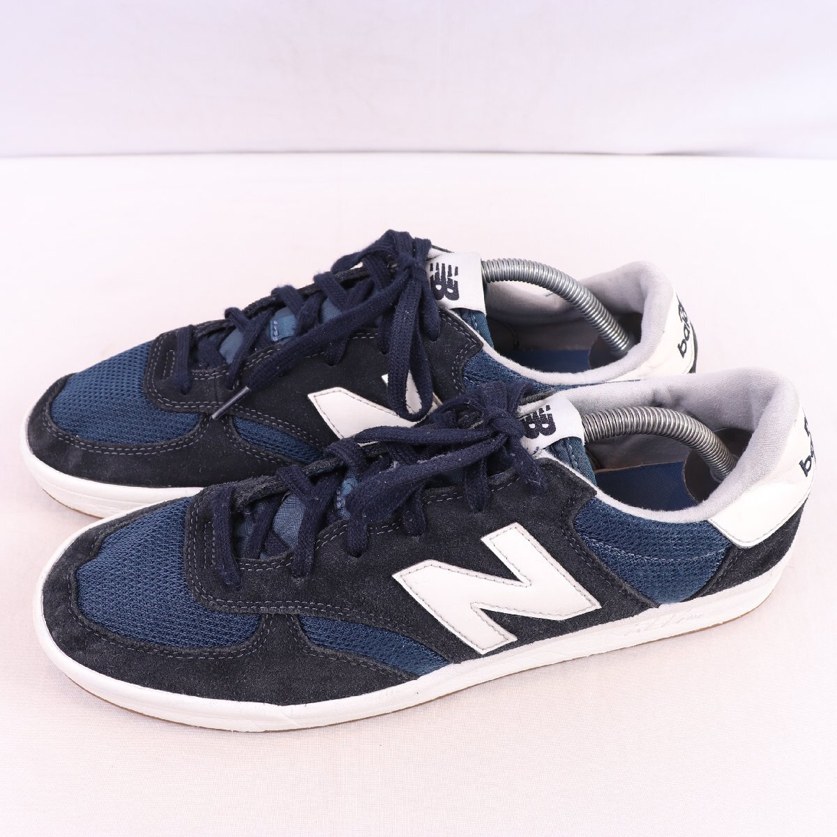 300 ニューバランス 28.0cm/new balance 黒 ブラック 青 ブルー 中古 古着 メンズ スニーカー yy6914拍卖