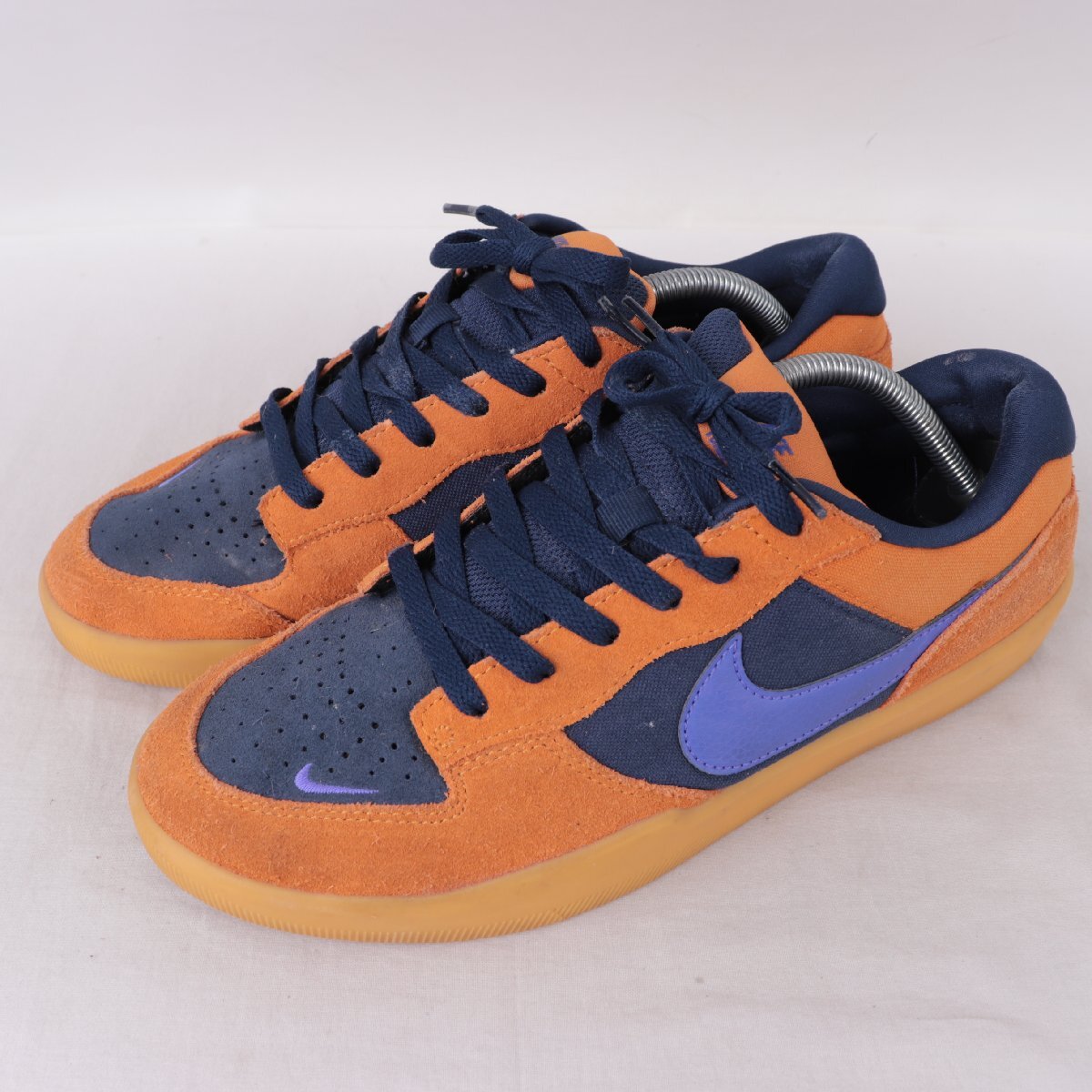 SB FORCE 58 28.0cm/NIKE SB フォース 58 ナイキ 古着 中古 オレンジ 紺 ネイビー パープル メンズ スニーカー xx9337拍卖