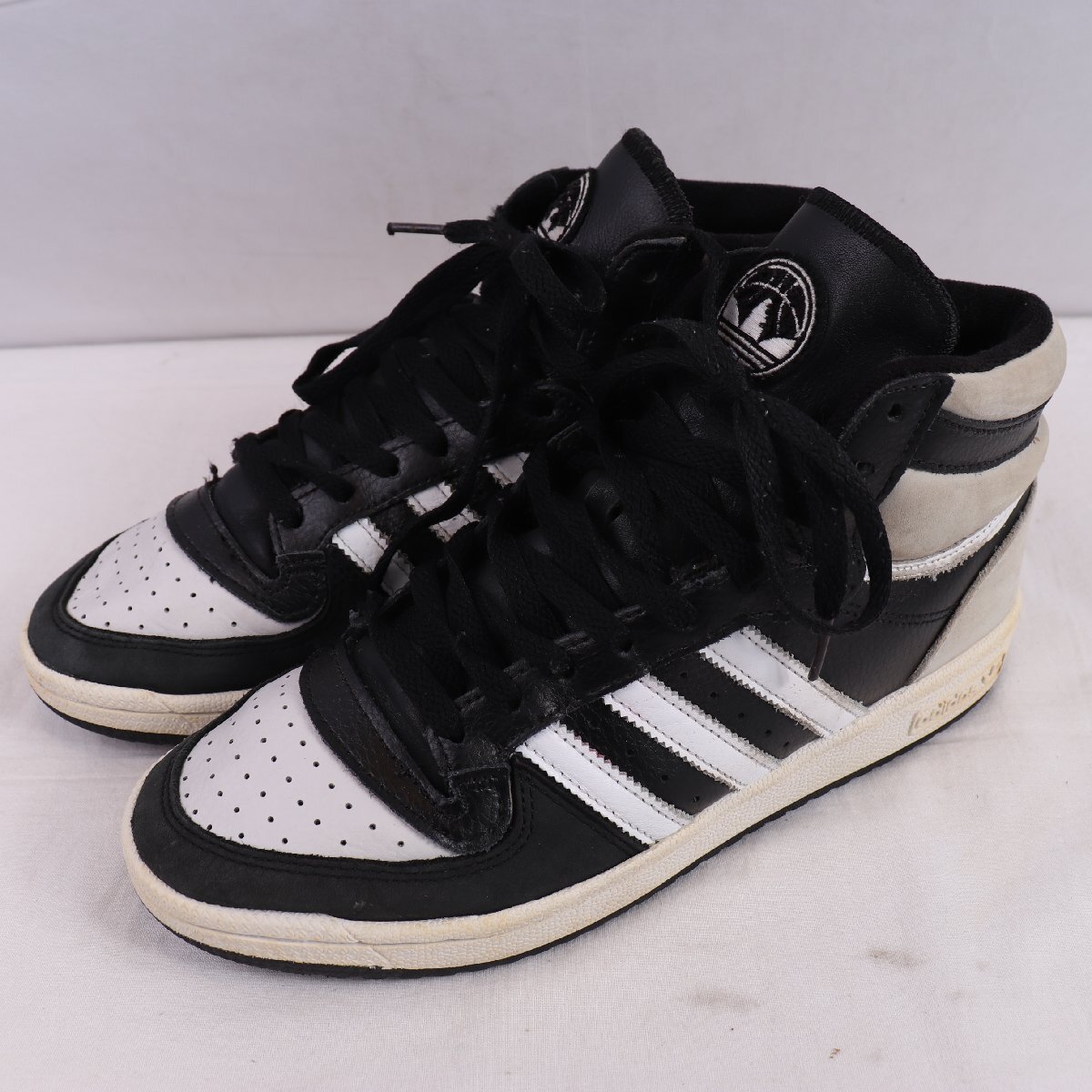TOP TEN RB HI 26.0cm/adidas トップテンRB ハイ アディダス スニーカー 黒 ブラック 白 中古 古着 メンズ ad6752拍卖