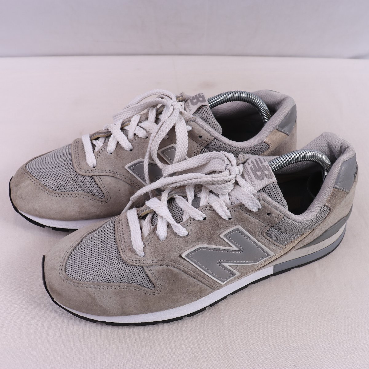 996 ニューバランス 26.5cm/new balance 灰 グレー銀 シルバー 中古 古着 メンズ スニーカー yy6979拍卖