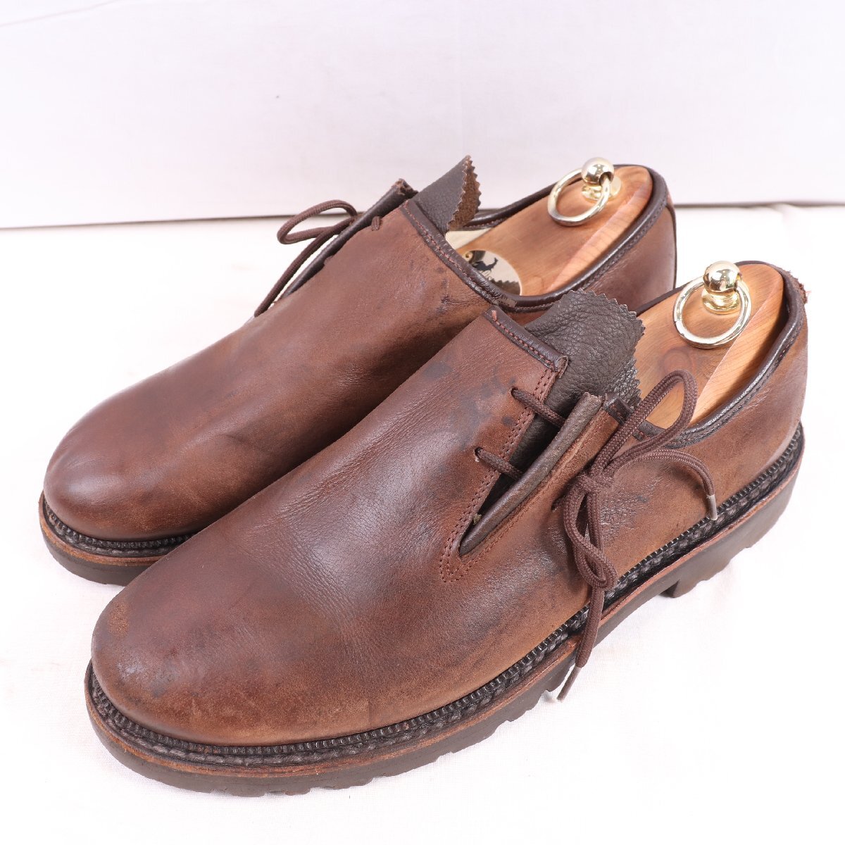 MEINDL マインドル 44 / ~28.0cm 位 ドイツ靴 本革 ヴィンテージ トレッキング チロリアンシューズ メンズ ドレス 中古 古着 ds5470拍卖