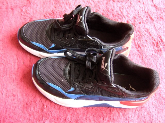 処分 BMW M MOTORSPORT COLLECTION PUMA RS-X スニーカー ブラック 26.5cm拍卖