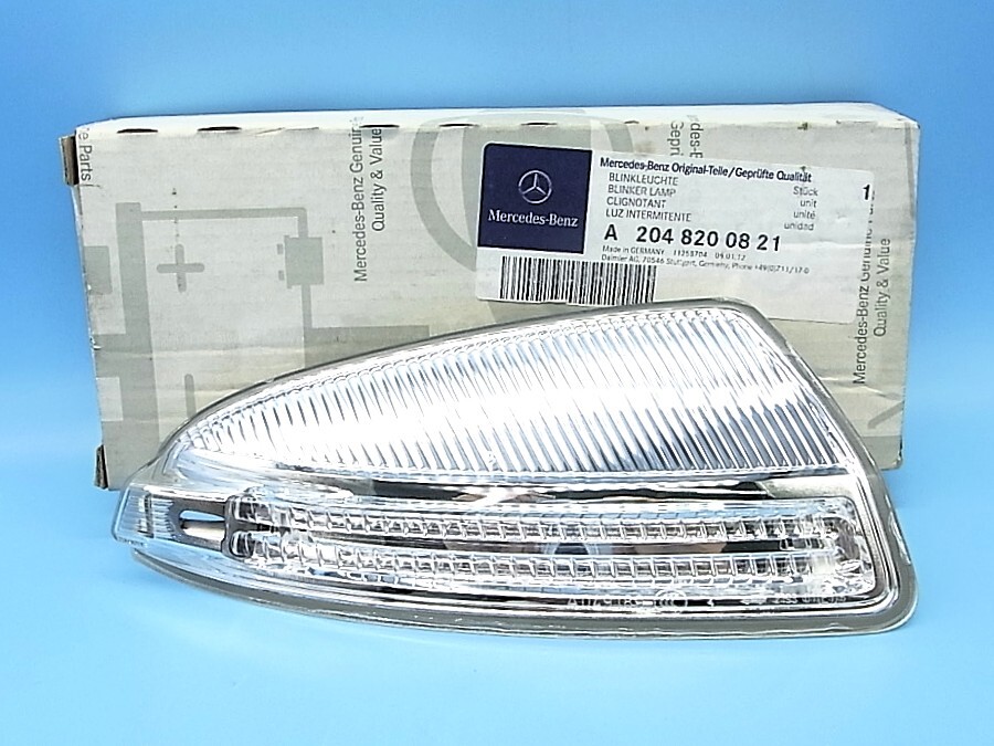 WA205 ベンツ Cクラス W204 前期 純正 ドアミラー ウィンカー レンズ 右【A2048200821】ターンシグナルランプ W639にも拍卖