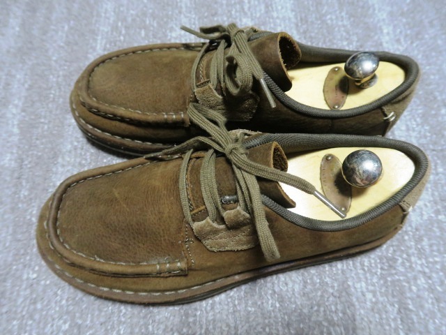 超軽量 良品 MERRELL メレル ヌバックレザー レースアップ ウォーキングシューズ Merrell Moss カジュアル スニーカー US7.5 JP25.5cm拍卖