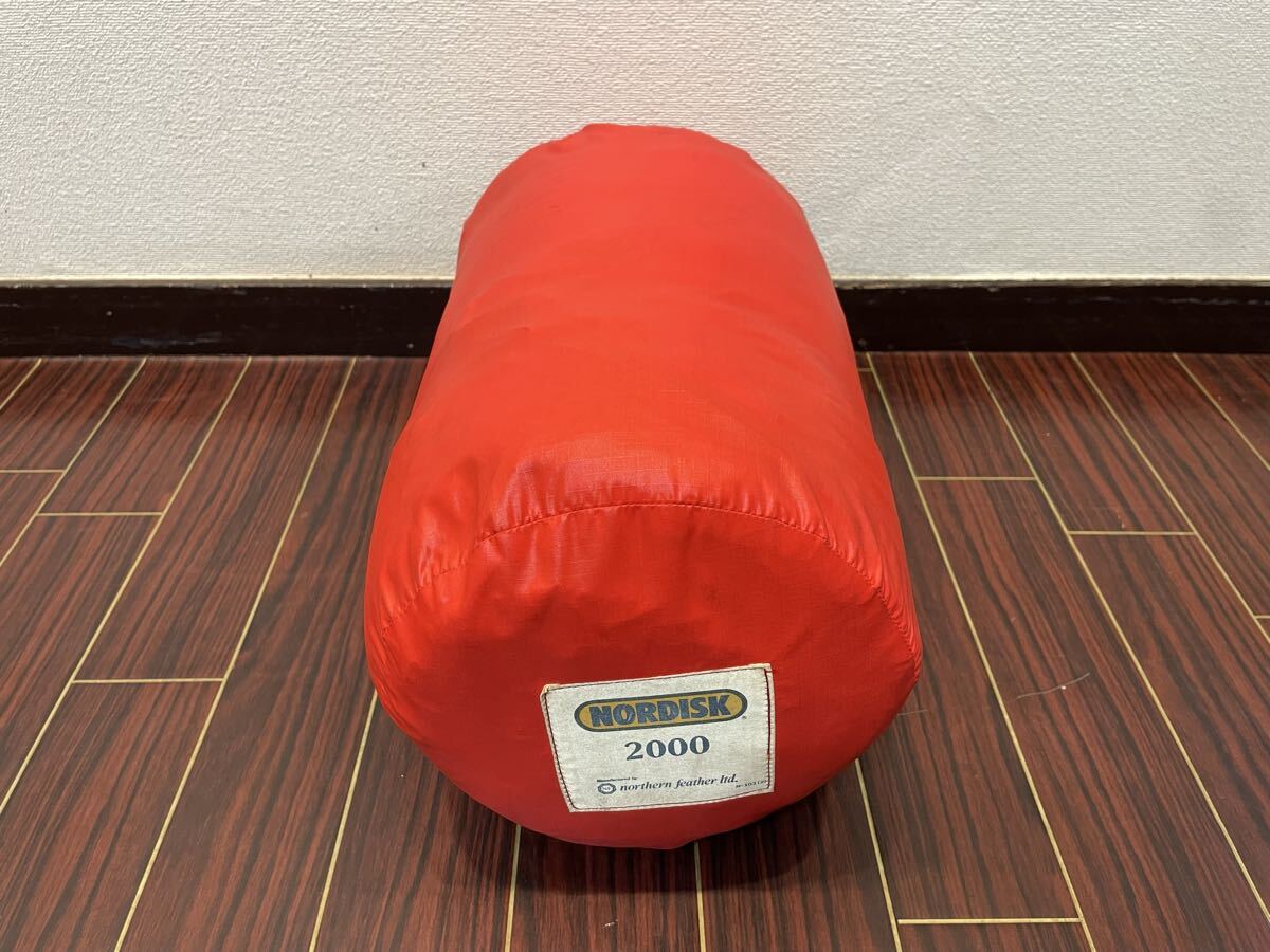 Nordisk マミー型 シュラフ ヴィンテージ 左ジップ 寝袋 シェラフ キャンプ 車中泊 登山 ノルディスク ダウン フェザー デンマーク 北欧拍卖