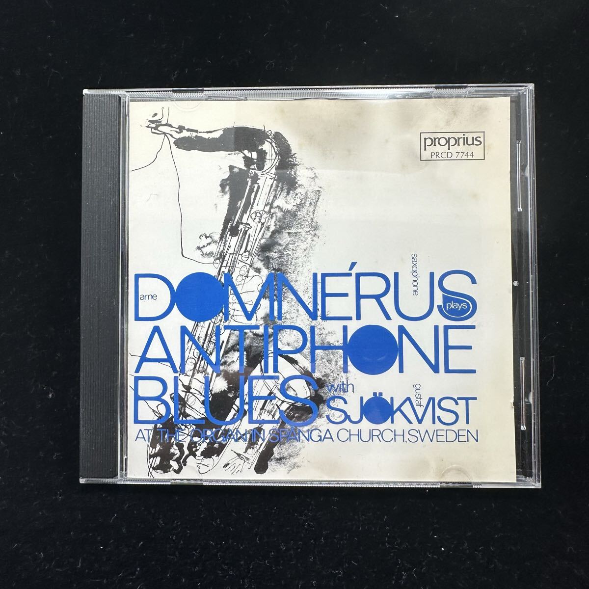 希少スウェーデン盤CD!! ARNE DOMNERUS アルネドムネラス ANTIPHONE BLUES PLAYS SAXPHONE PRCD-7744 ORGAN 北欧ジャズ GUSTAF SJKVIST拍卖