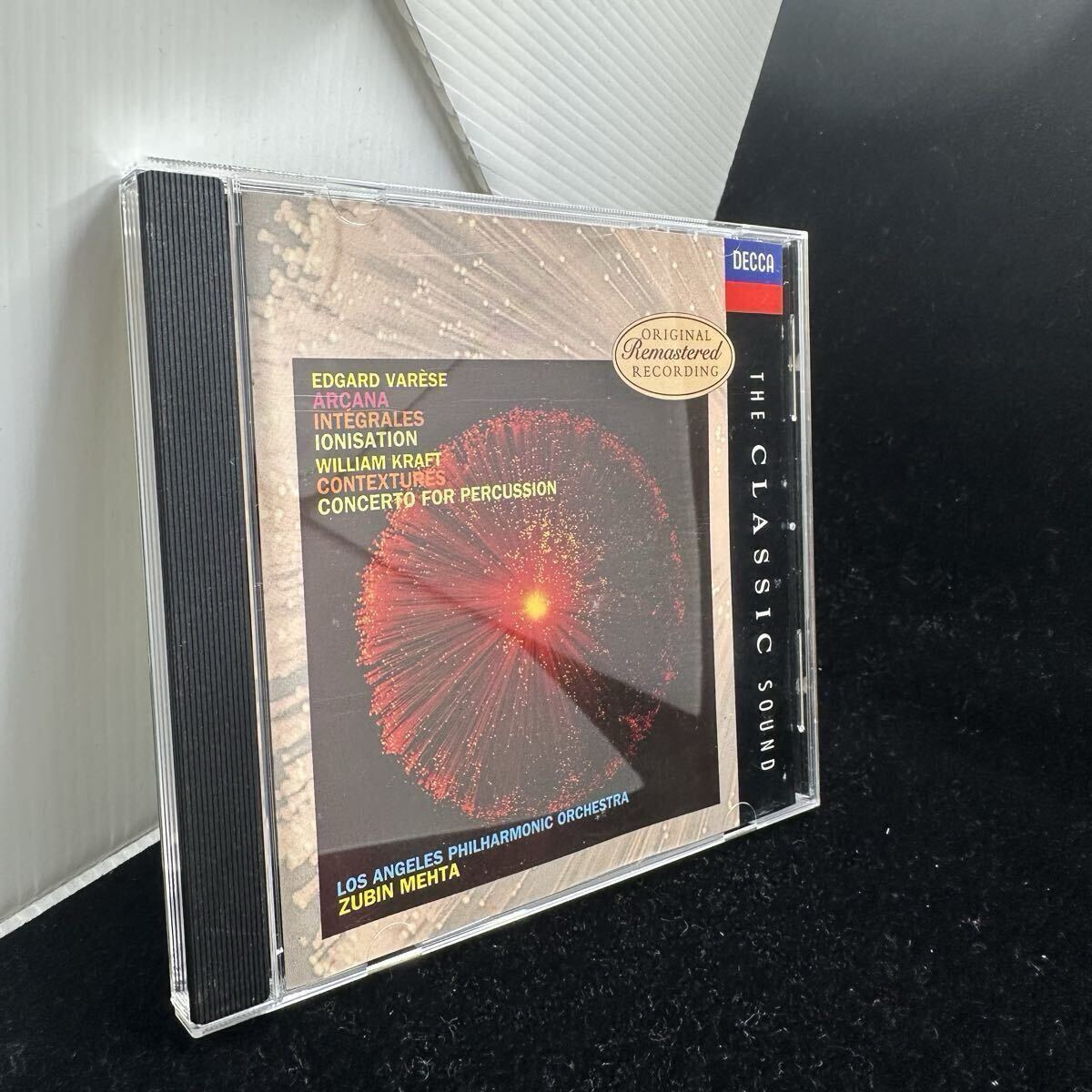 希少UK盤CD!! ZUBIN MEHTA ズービン・メータ VARESE ヴァレーズ ARCANA アルカナ ロサンゼルスフィル CLASSIC SOUND DECCA 448 580-2拍卖
