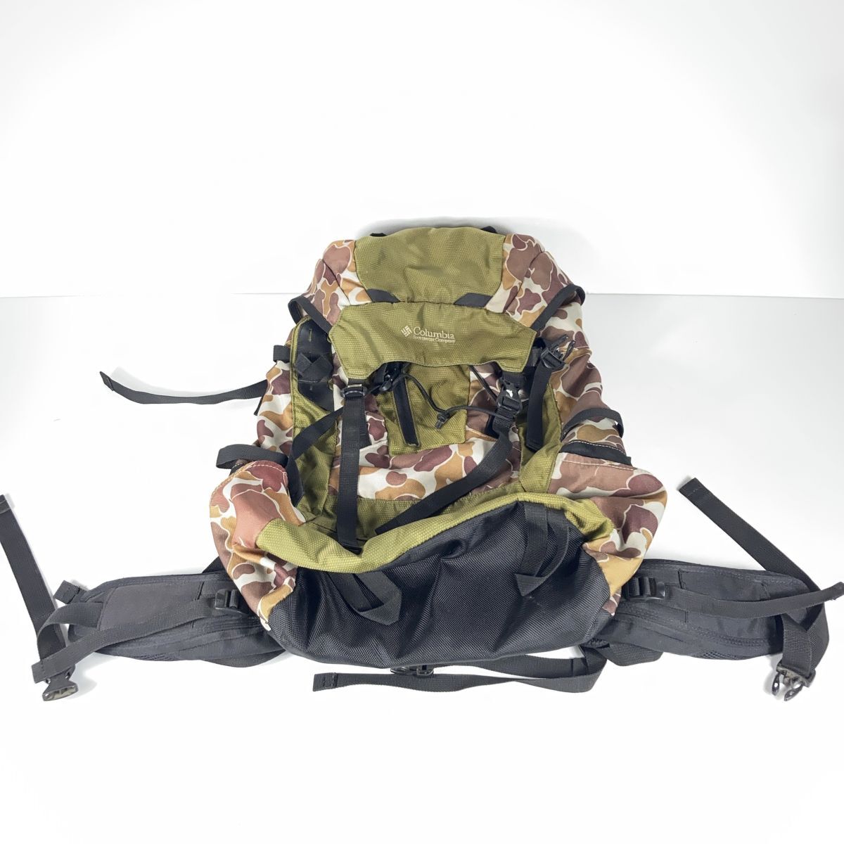 Columbia コロンビア バッグパック リュック ナイロン 登山 アウトドア 迷彩 カモフラ拍卖