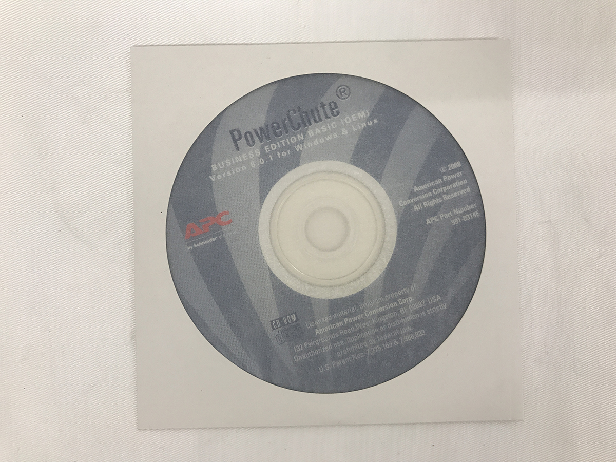 中古■APC PowerChute Business Edition OEM BASIC Version 8.0.1 for Windows&Linux★送料無料拍卖