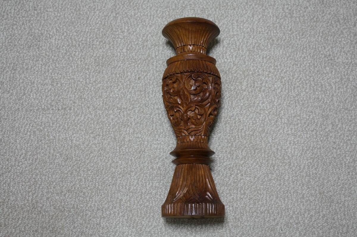 ★★タイのアジアン木製花器 送料無料★★拍卖