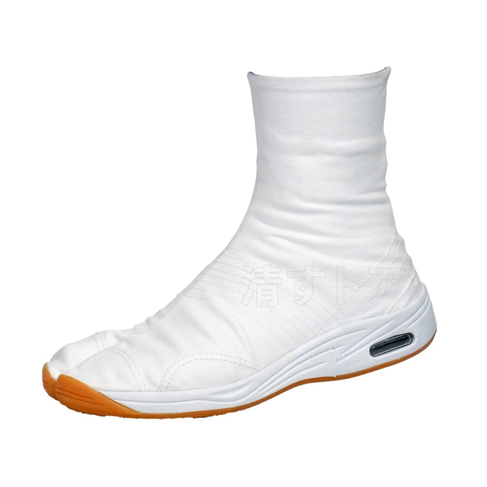 エアー飛脚たびファスナー 白 29cm かかとクッション 地下足袋 荘快堂 M-33-F拍卖