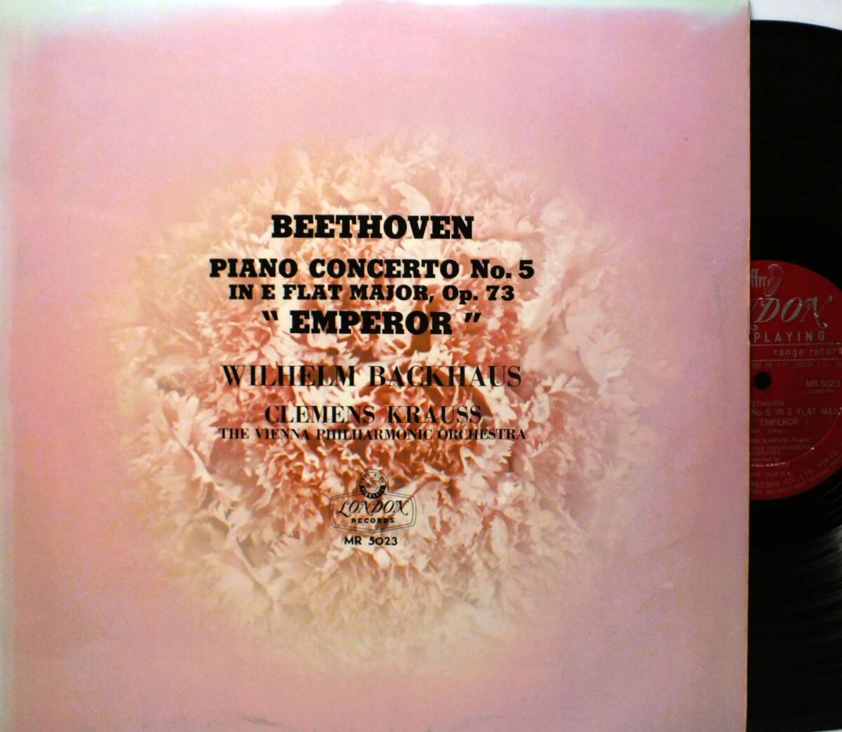 MR 5023 【ピアノ】ウィルヘルム・バックハウス クラウス ベートーヴェン ピアノ協奏曲 皇帝 LP【8商品以上同梱で送料無料】2509拍卖