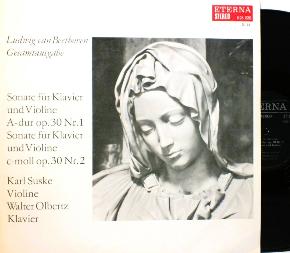 8 26 020 【ヴァイオリン】カール・ズスケ ヴァルター・オルベルツ ベートーヴェン ソナタ LP【8商品以上同梱で送料無料】2509拍卖