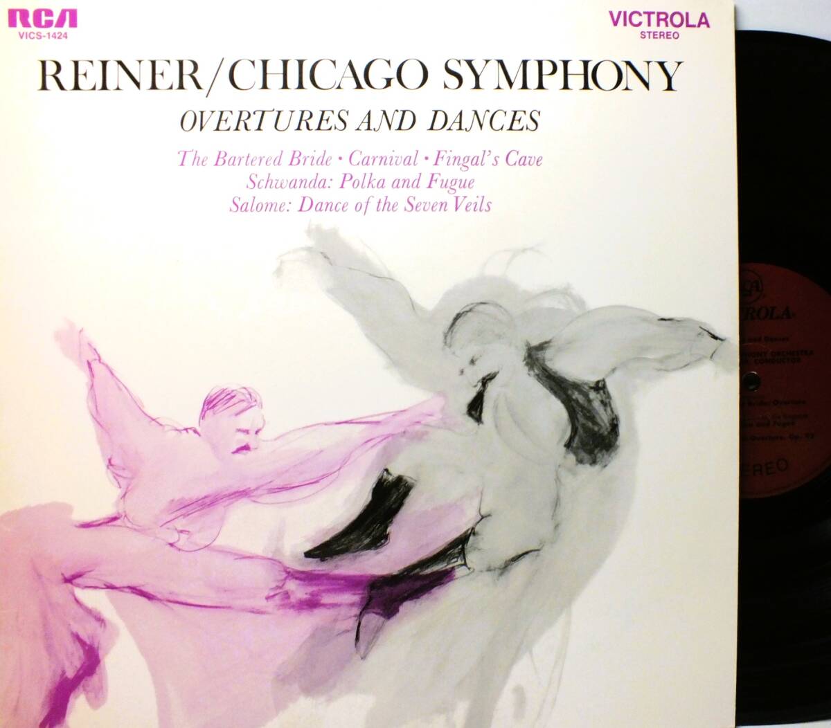 VICS 1424 フリッツ・ライナーFRITZ REINER OVERTURES AND DANCES シカゴ交響楽団 LP【8商品以上同梱で送料無料】2509拍卖