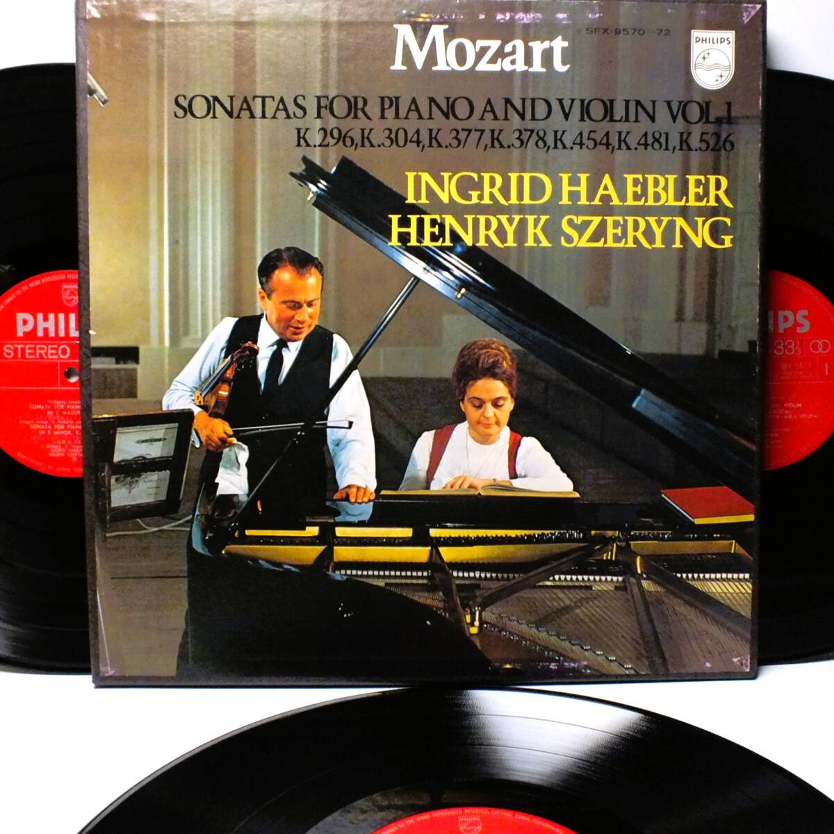 SFX 9570-72 BOX【ピアノ】イングリット・ヘブラー HAEBLER シェリング モーツァルト ソナタ LP【8商品以上同梱で送料無料】2509拍卖