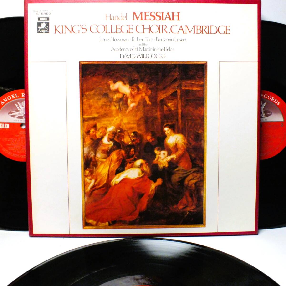 EAC 77015-17 BOX デイヴィッド・ウィルコックス WILLCOCKS ヘンデル MESSIAH KING'S COLLEGE CHOIR LP【8商品以上同梱で送料無料】2509拍卖